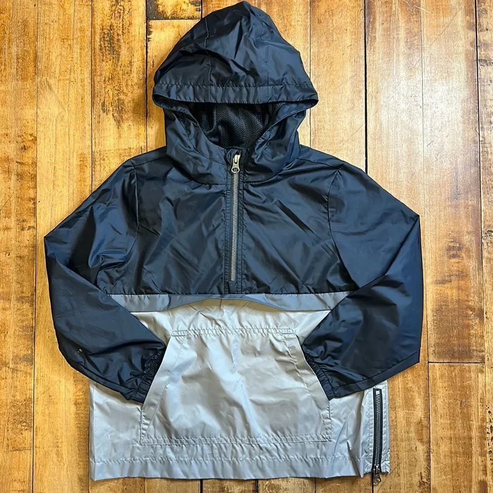 Old Navy Boys size 6 to 7 Half Zip Windbreaker Jacket small lightweight jacket